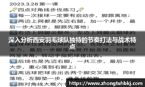 深入分析西安羽毛球队独特的节奏打法与战术特点