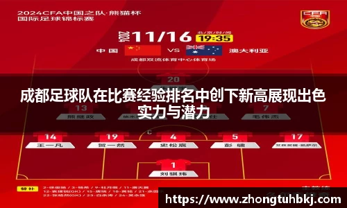 成都足球队在比赛经验排名中创下新高展现出色实力与潜力